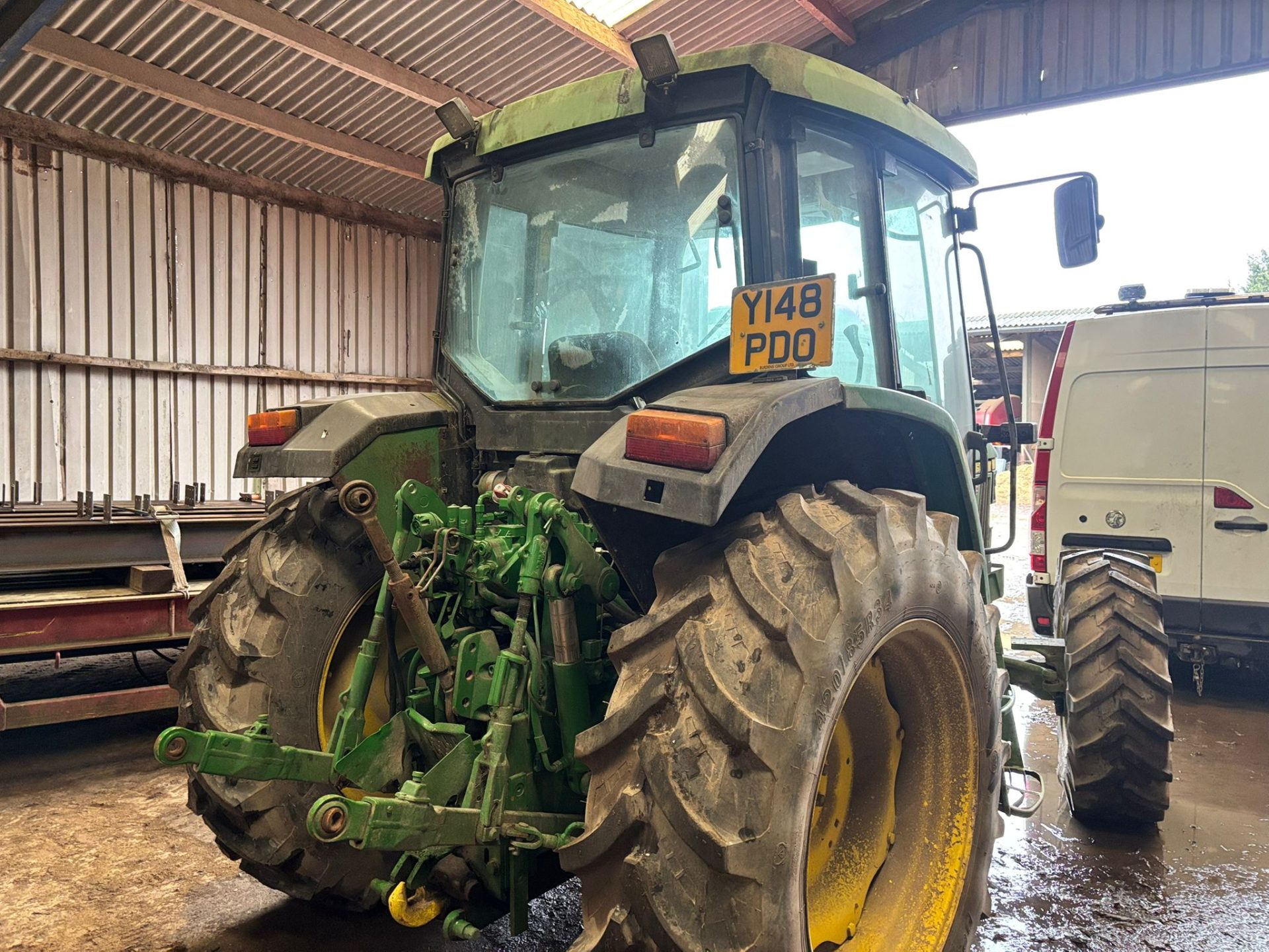 JOHN DEERE 6010 SE 4WD TRACTOR 95HP POWRQUAD 3PL PTO FARM READY - Image 14