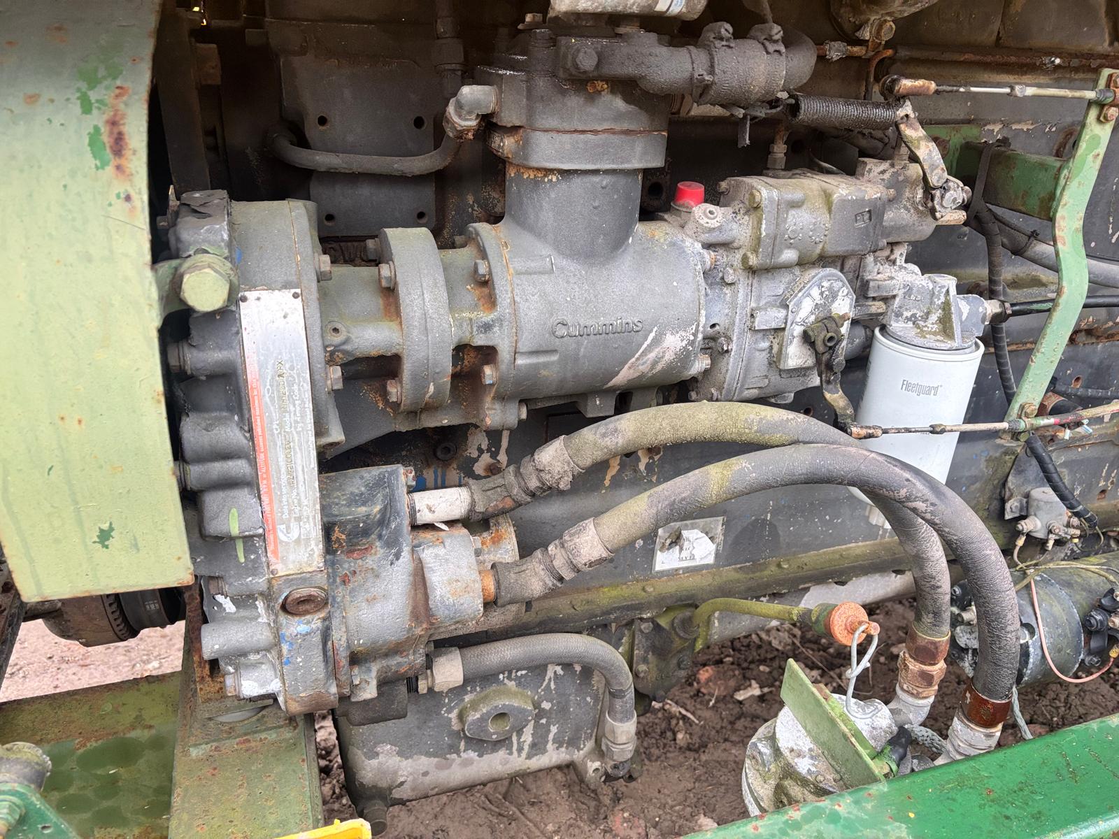 DOUBLE DRUM HIGH SPEED GLIDER WINCH LOGGING FORESTRY WINCH CUMMINS 6 CYLINDER - Image 11