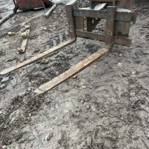 EXCAVATOR FORKS 65 MM PINS TINES HITACHI CAT DIGGER HEADSTOCK CARRIAGE