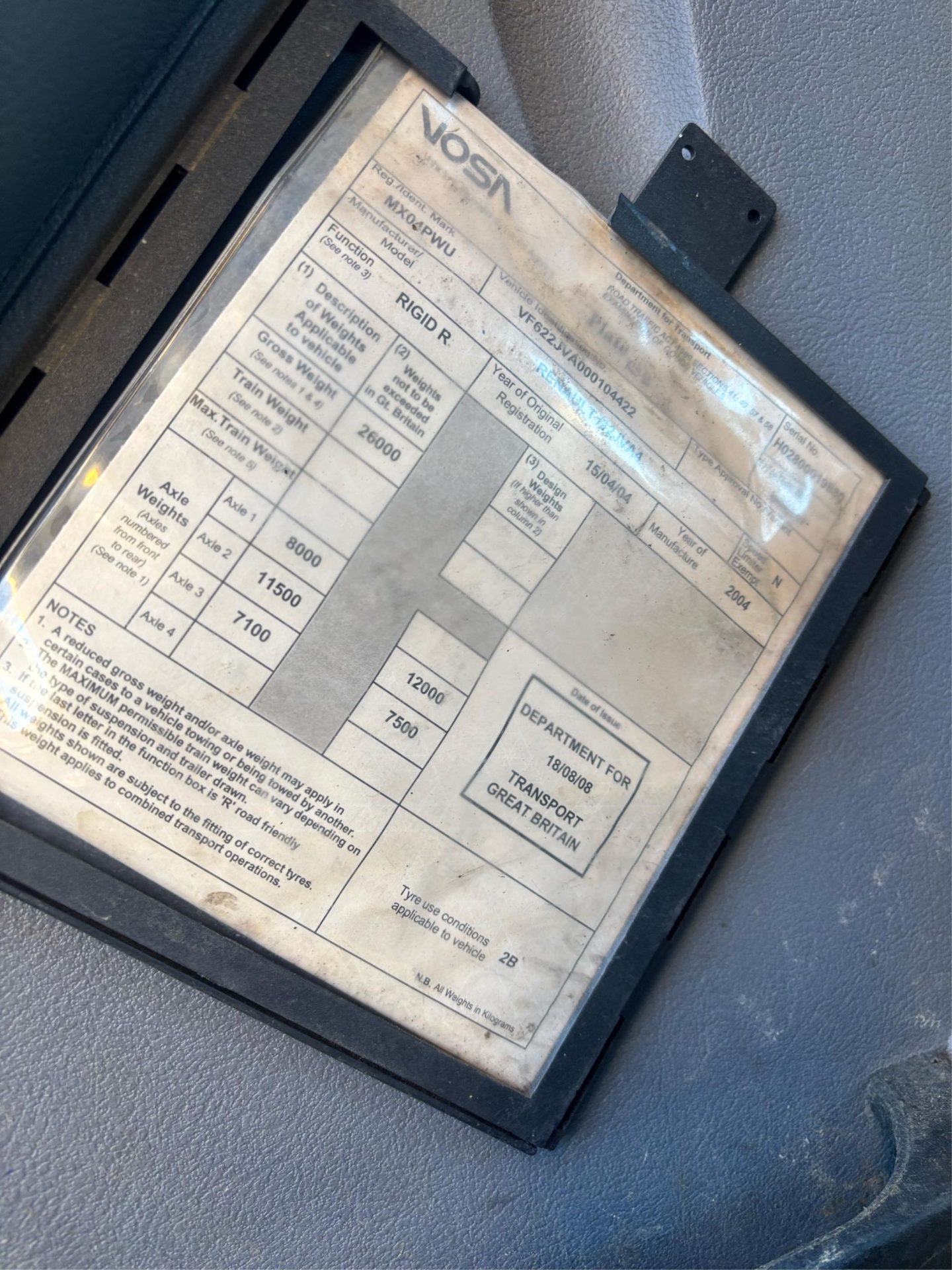 2004 RENAULT PREMIUM WAGON TRUCK ZF MANUAL GEARBOX SLEEPER CAB 11 LITRE ENGINE - Image 10