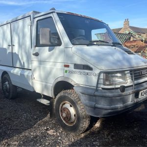 1995 IVECO 4 WHEEL DRIVE DAILY 40-10 C/W 50 KVA GENERATOR 13000 MILES CAMPER VAN