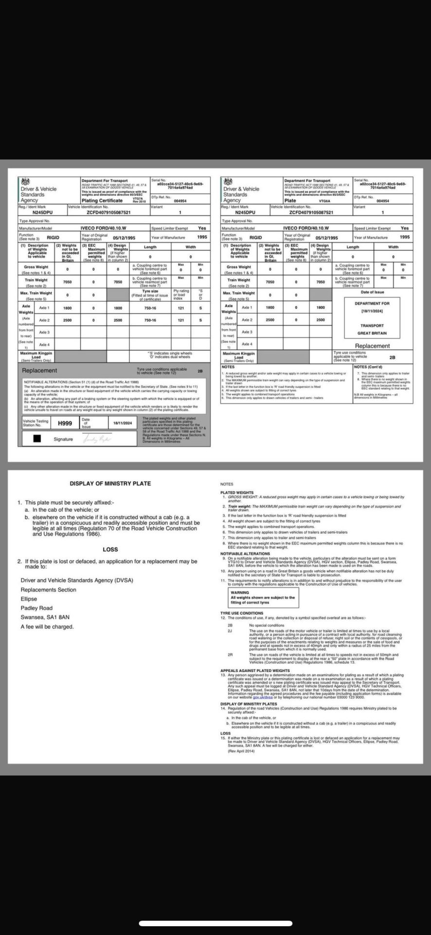 1995 IVECO 4 WHEEL DRIVE DAILY 40-10 C/W 50 KVA GENERATOR 13000 MILES CAMPER VAN - Image 2