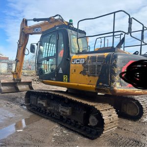 2016 JCB JS160 EXCAVATOR DIGGER PIPED FOR GRAB , NEW UNDERCARRIAGE