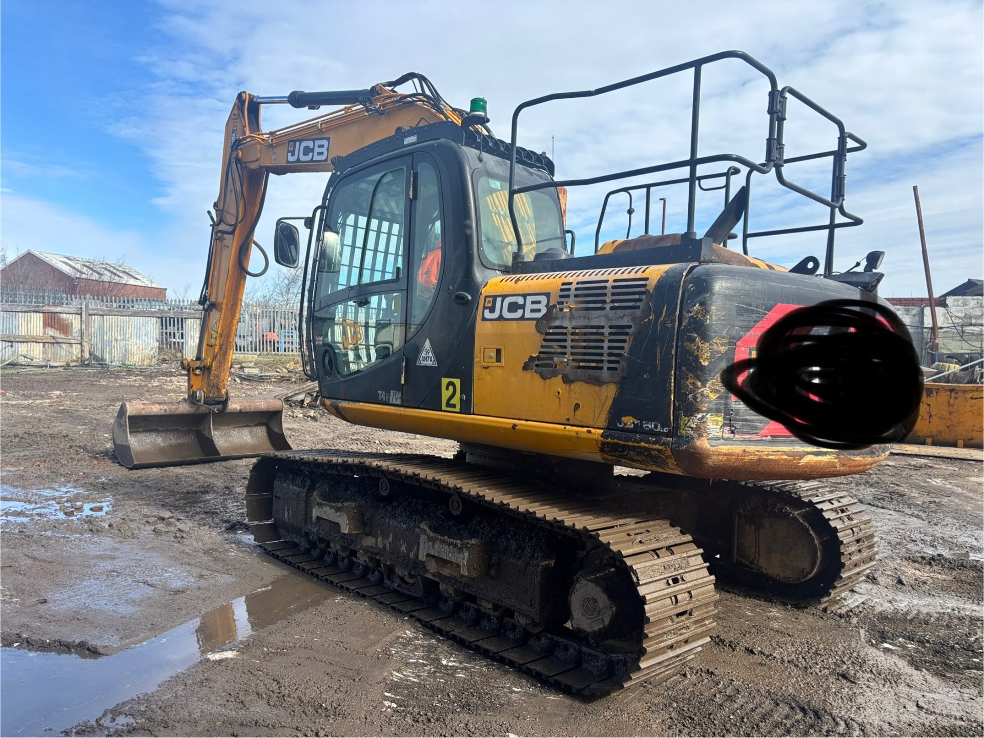 2016 JCB JS160 EXCAVATOR DIGGER PIPED FOR GRAB , NEW UNDERCARRIAGE