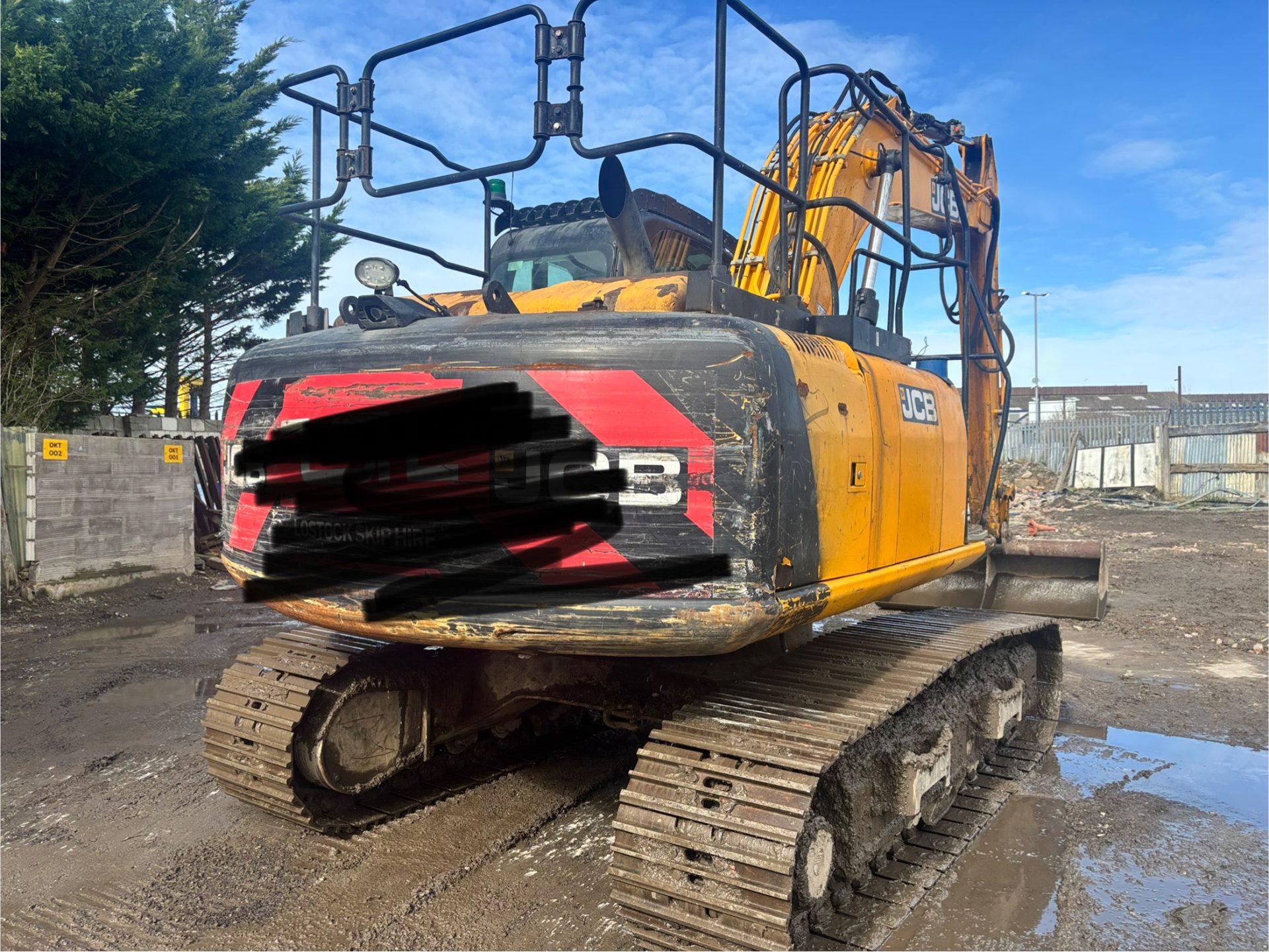 2016 JCB JS160 EXCAVATOR DIGGER PIPED FOR GRAB , NEW UNDERCARRIAGE - Image 3