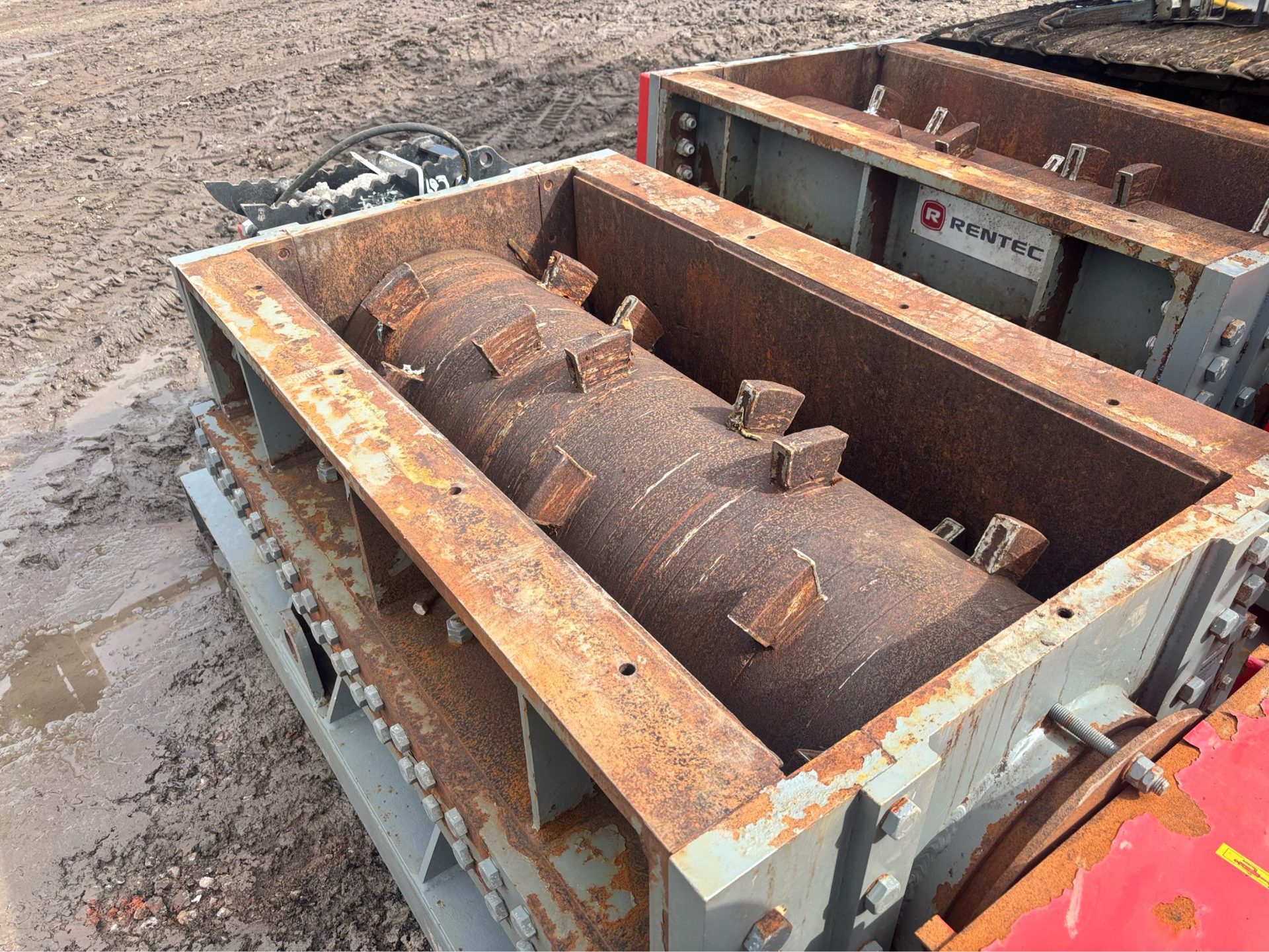 2018 RENTEC ELECTRIC WASTE RUBBISH WASTE WOOD SHREDDER SKIP YARD CRUSHER - Image 13