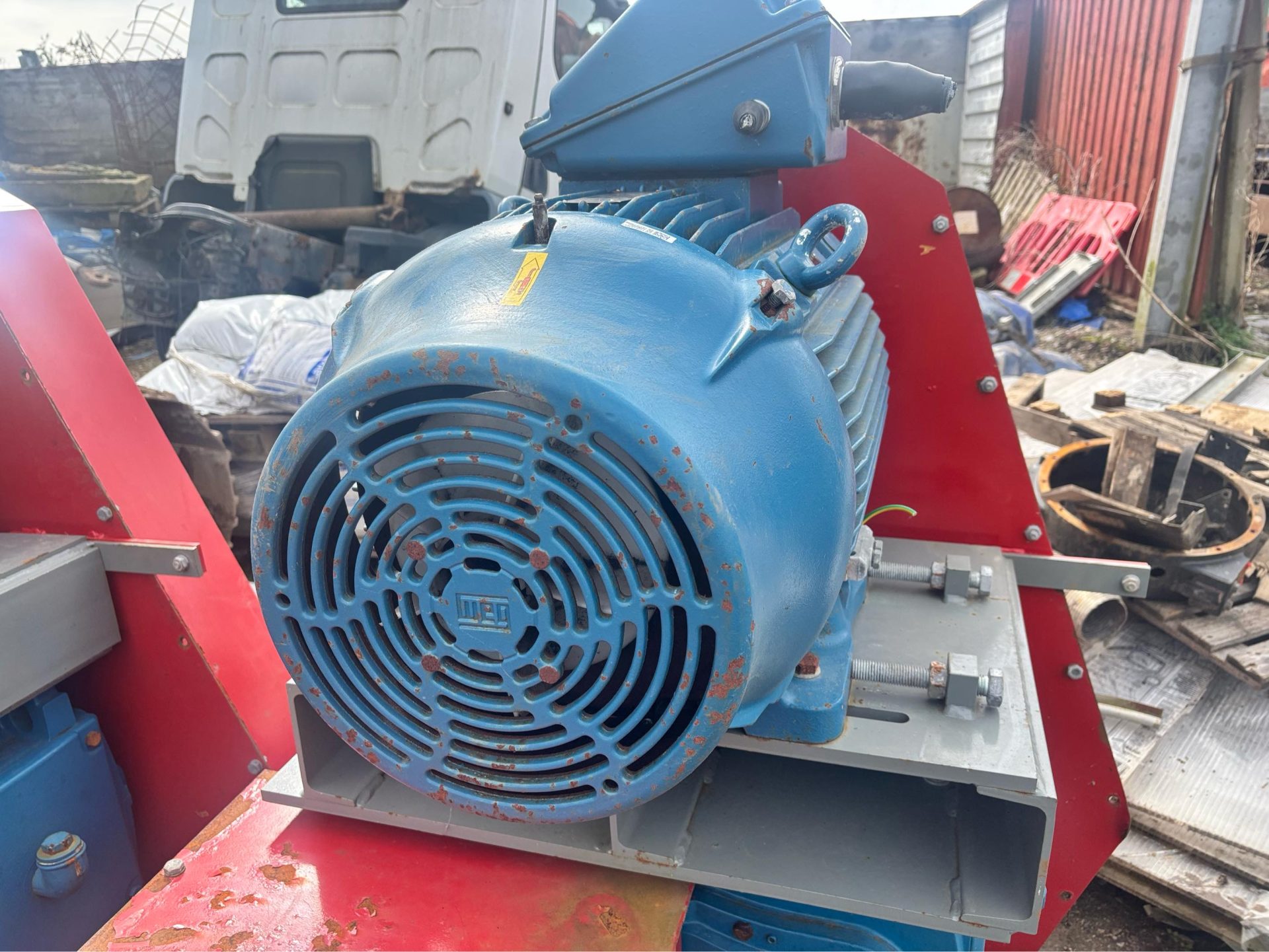 2018 RENTEC ELECTRIC WASTE RUBBISH WASTE WOOD SHREDDER SKIP YARD CRUSHER - Image 11