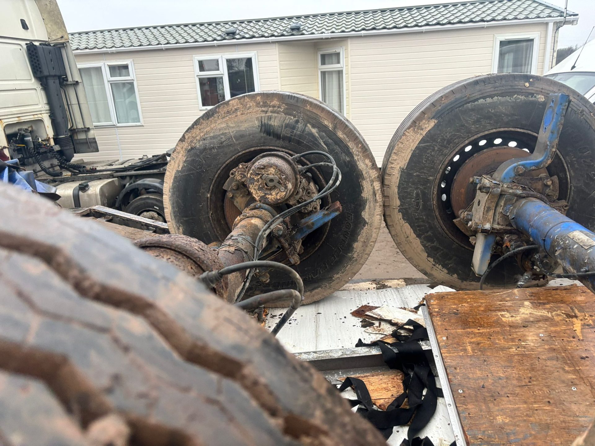 3 x HIGH SPEED 10 STUD ROR AXLES WHEELS TYRES WAGON TRUCK TRAILER ARTIC VEHICLE - Image 8