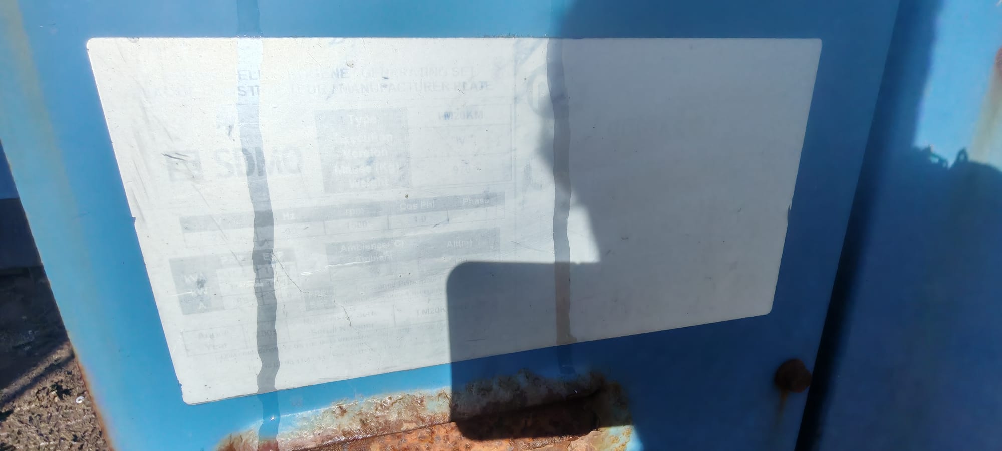 SDMO 20KVA DIESEL GENERATOR SINGLE PHASE MITSUBISHI ENGINE SILENT SITE GENERATOR - Image 8