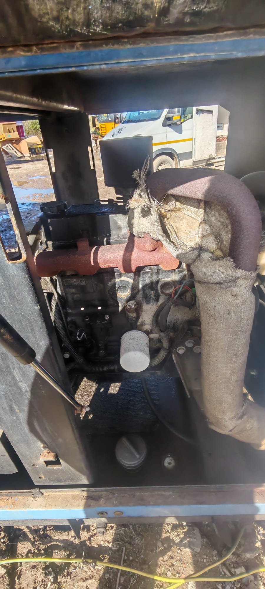 SDMO 20KVA DIESEL GENERATOR SINGLE PHASE MITSUBISHI ENGINE SILENT SITE GENERATOR - Image 10