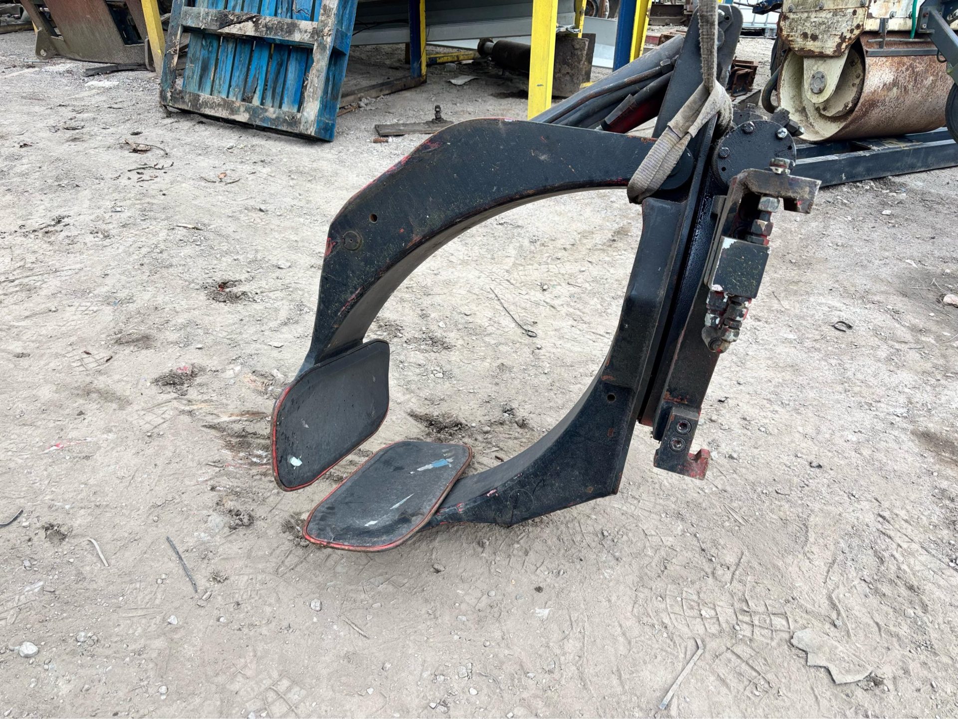 HYDRAULIC FORKLIFT ROTATING BALE PAPER CLAMP LOADER TRACTOR LOADALL TELEHANDLER - Image 8