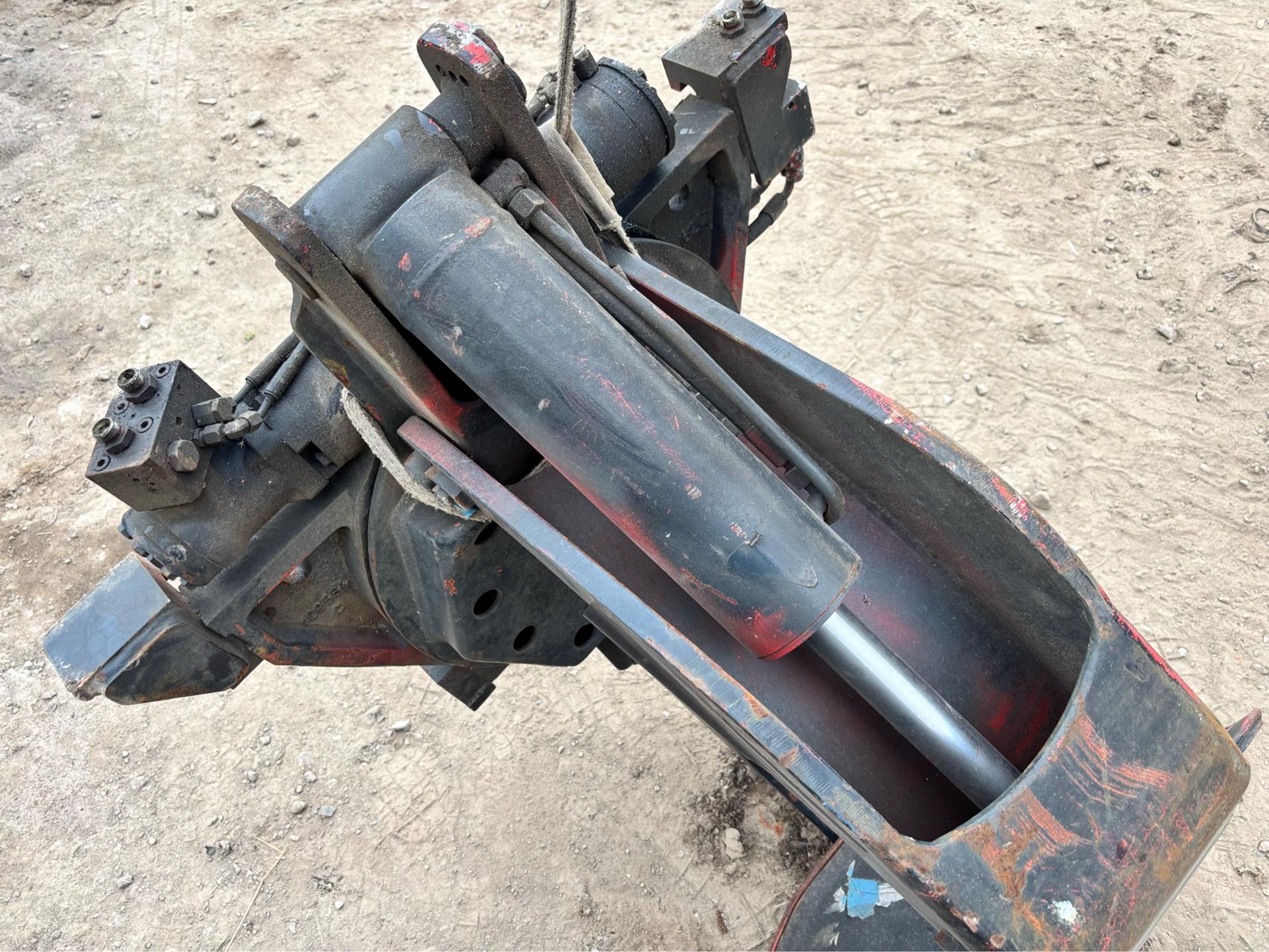 HYDRAULIC FORKLIFT ROTATING BALE PAPER CLAMP LOADER TRACTOR LOADALL TELEHANDLER - Image 7