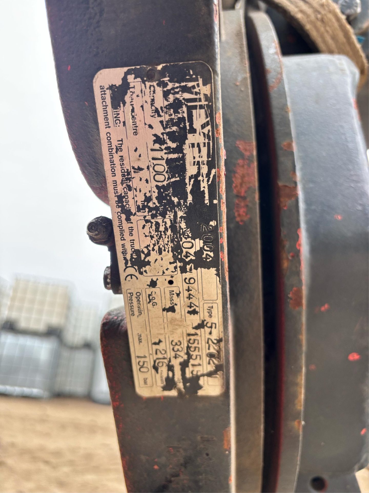 HYDRAULIC FORKLIFT ROTATING BALE PAPER CLAMP LOADER TRACTOR LOADALL TELEHANDLER - Image 5