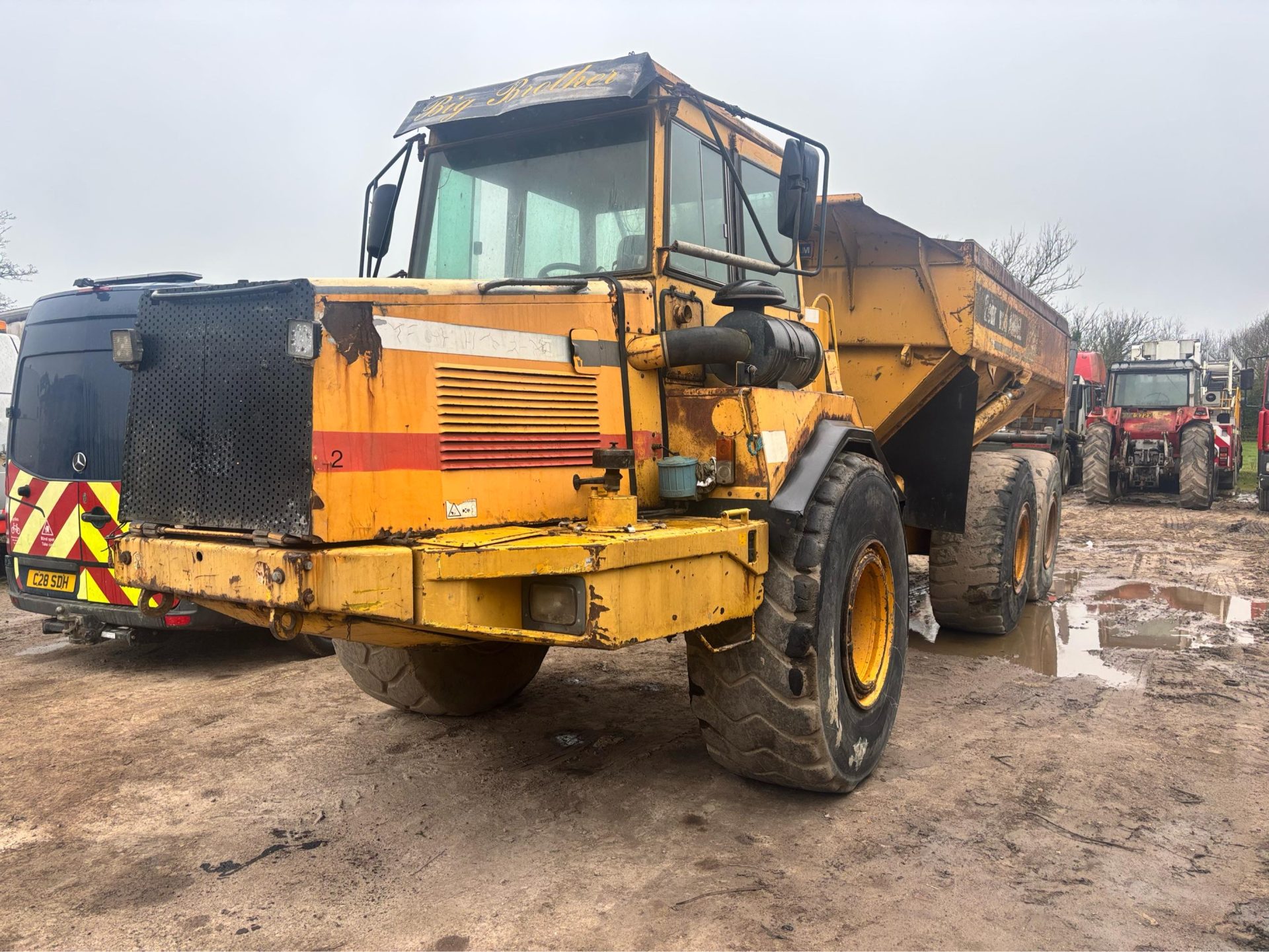 VOLVO A25C DUMP TRUCK DUMPER 6X6 EARTHMOVER ENGINE SEIZED