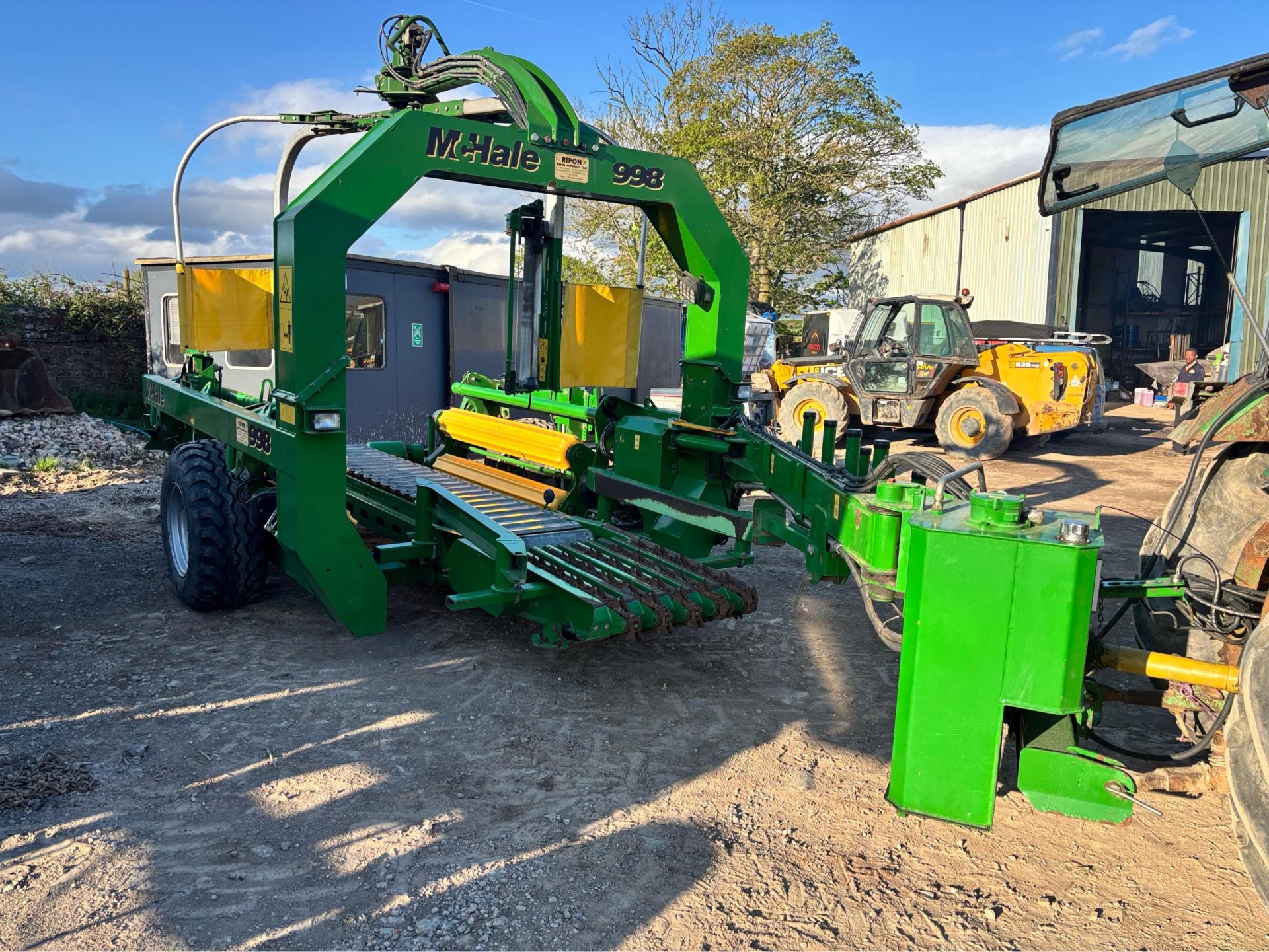 2013 MCHALE 998 BALE WRAPPER 29000 BALES EXCEPTIONAL CONDITION TRACTOR FUSION
