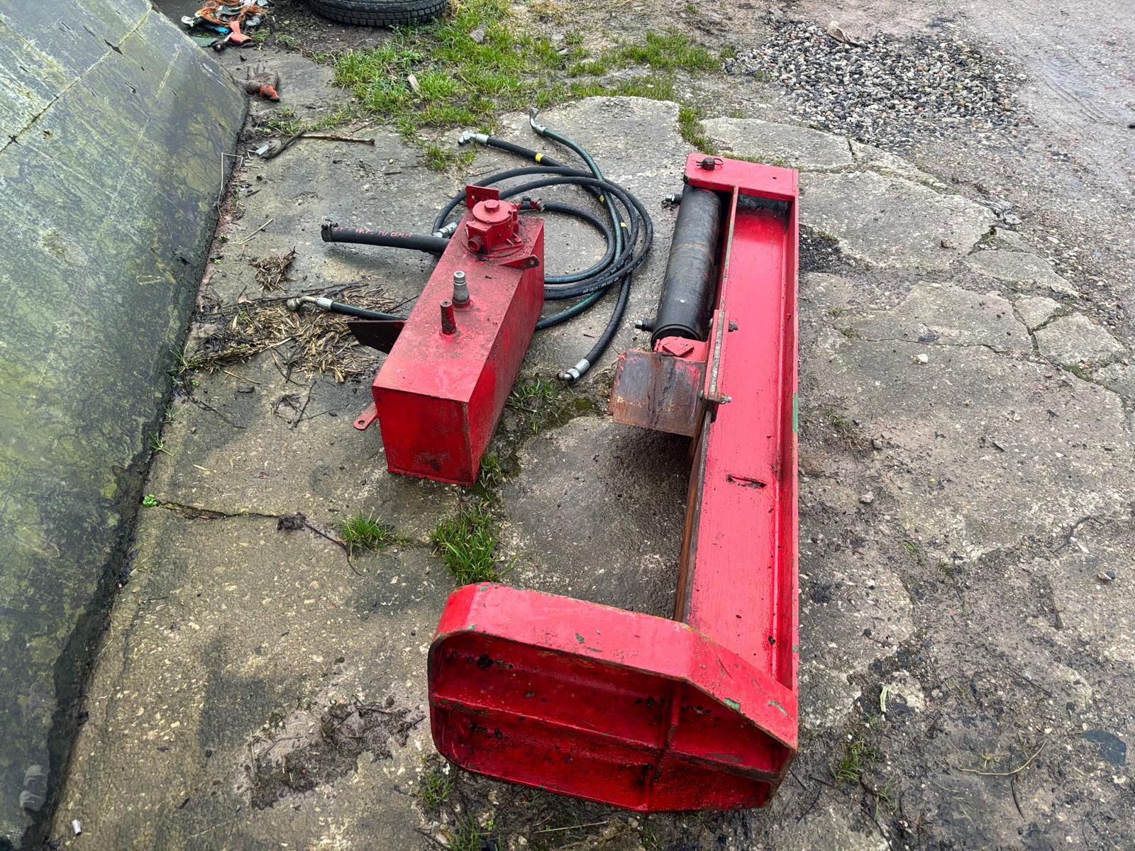 hydraulic log splitter, wood splitter, chopper, tractor point linkage mount