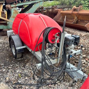 TRAILER POWER WASHER WASH HONDA GX 390 PETROL ENGINE 3000 PSI FARM LANCE HOSE JET WASH PRESSURE WASHER GALVANIZED CHASSIS