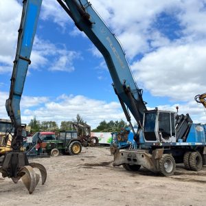 2012 FUCHS MHL 360 WHEELED EXCAVATOR MATERIAL HANDLER RUBBER DUCK GENERATOR SPEC