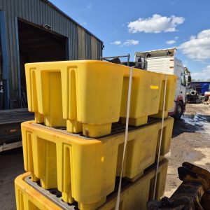 JONESCO DRUM SPILL PALLET MODEL SJ-100-002 SUMP CAPACITY 250 LITERS BARREL IBC