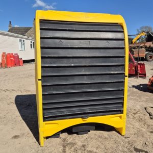 2-DRUM HARDCOVER SPILL PALLET USED FOR STORING HAZARDOUS MATERIALS.