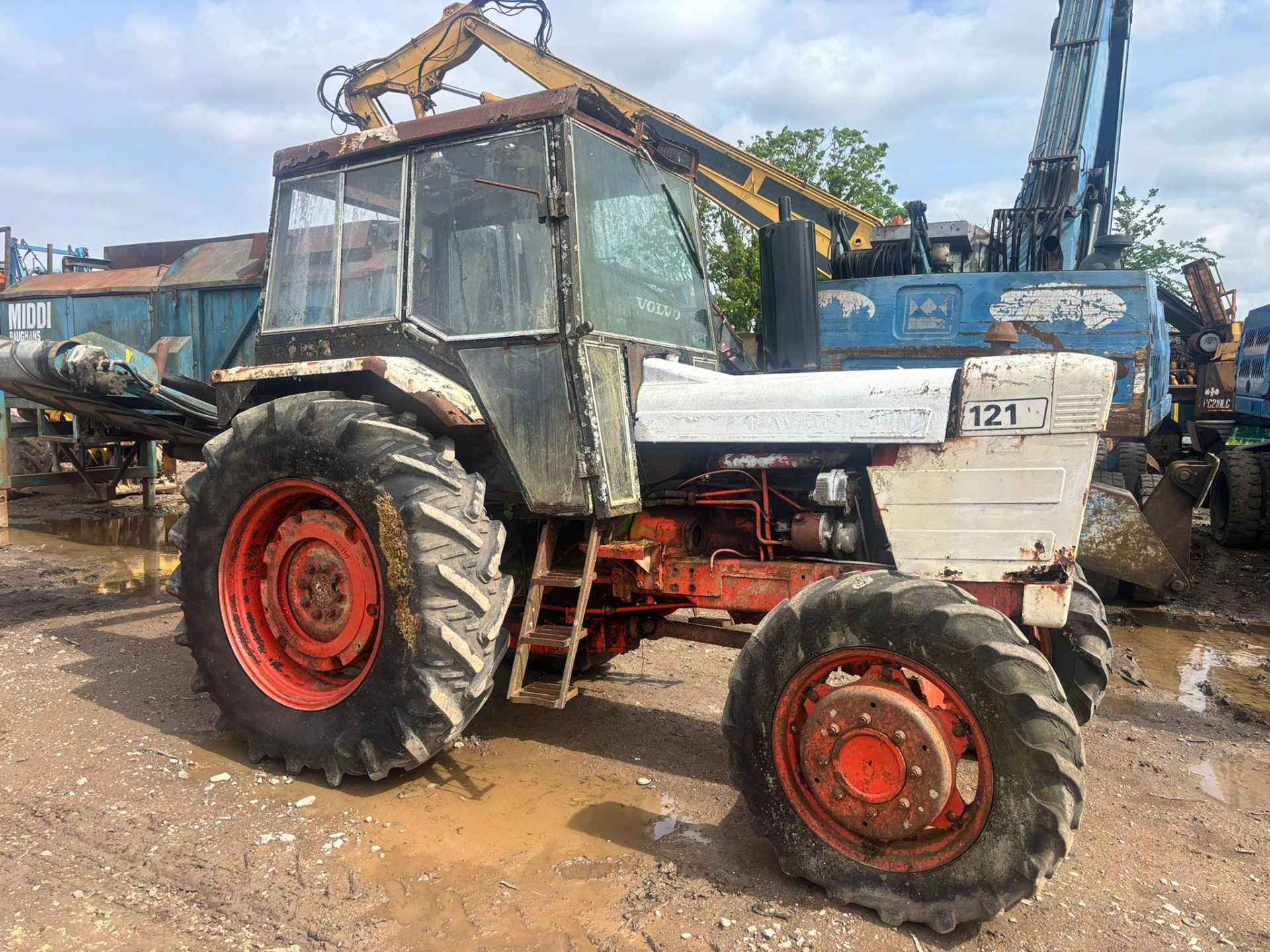 DAVID BROWN 1212 4WD TRACTOR CAB TRACTOR VINTAGE CLASSIC AGRICULTURAL TRACTOR - Image 4