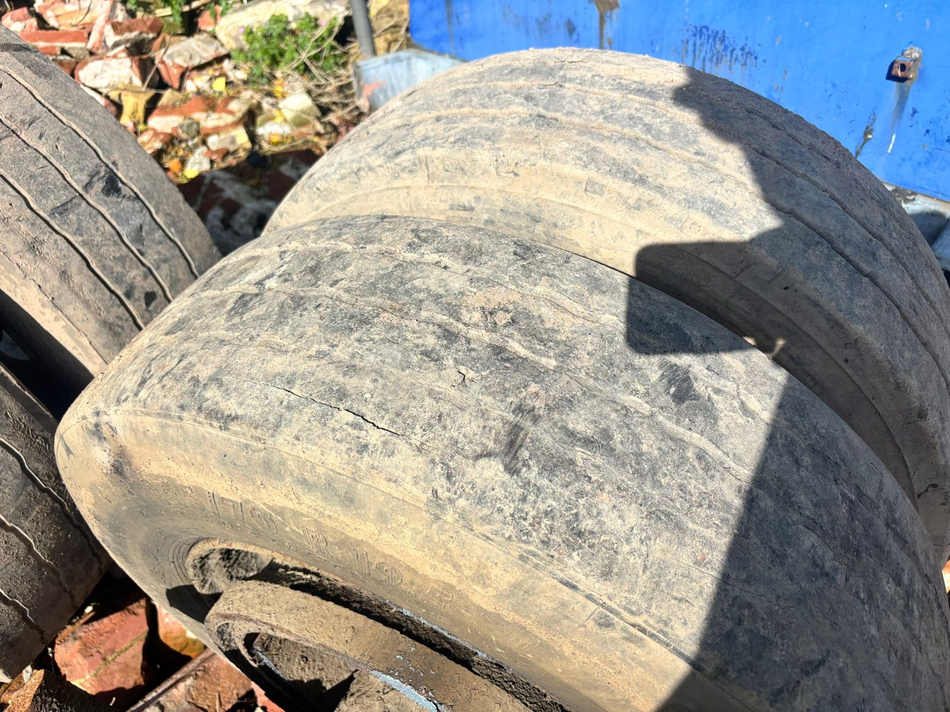 3 X DRUM TRAILER AXLES 10 STUD DUAL WHEEL AXLES 19.5 WHEELS & TYRES ARTIC TRAILER AXLES - Image 5