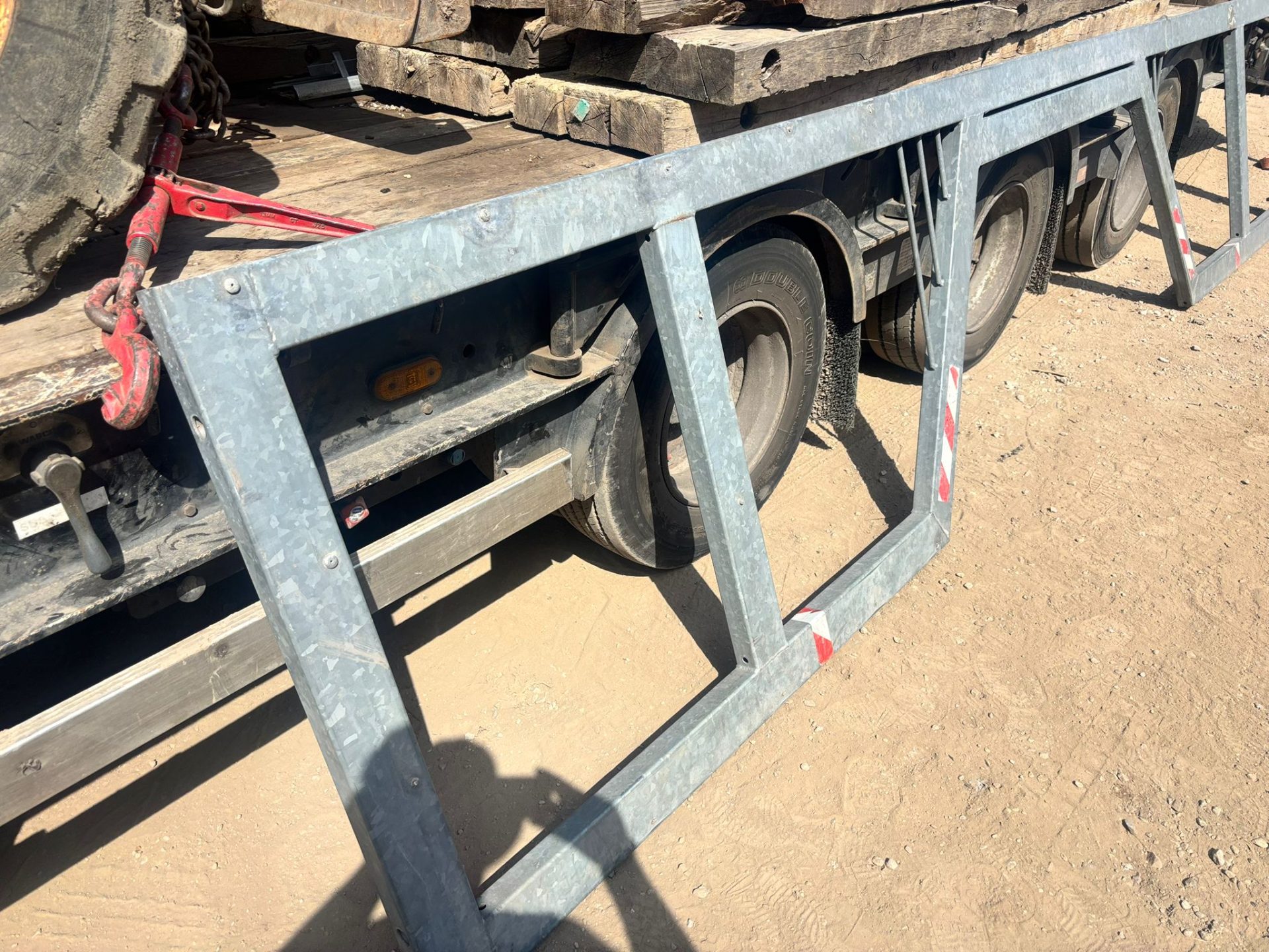 16 FOOT METAL BOX SECTION BARRIER GATE SECURITY GATE FARM GATE INDUSTRIAL YARD GATE HEAVY DUTY - Image 7