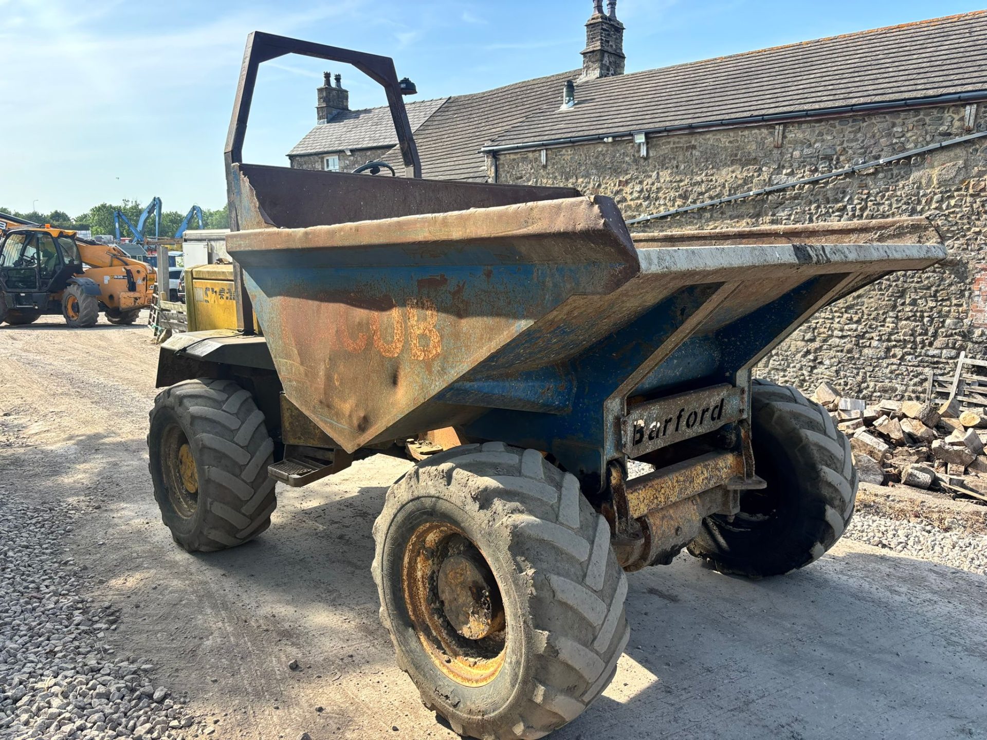 1997 BARFORD SX6000 6 TON FOUR WHEEL DRIVE STRAIGHT TIP DUMPER SITE DUMPER