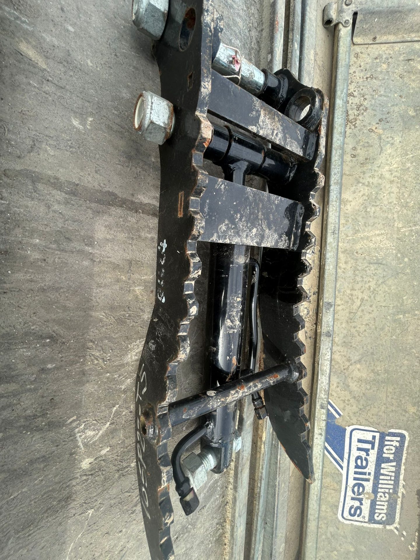 HYDRAULIC THUMB GRAB EXCAVATOR THUMB CLAMP GRAPPLE DIGGER ATTACHMENT QUICK HITCH - Image 7