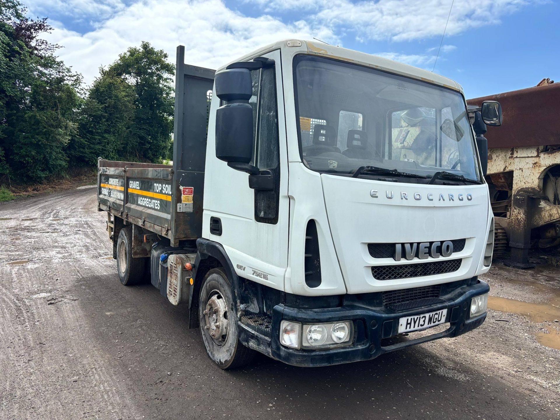 2013 IVECO EUROCARGO 75E16K TIPPER TRUCK 7.5 TONNE LORRIE WAGON LORRY - Image 2