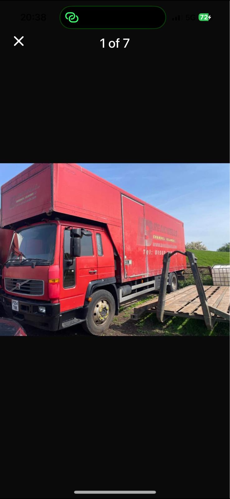 VOLVO FL6 BOX VAN LORRIE LORRY TRUCK REMOVAL VAN MANUAL– CHOICE OF 2 AVAILABLE – 2003 & 2004 REG