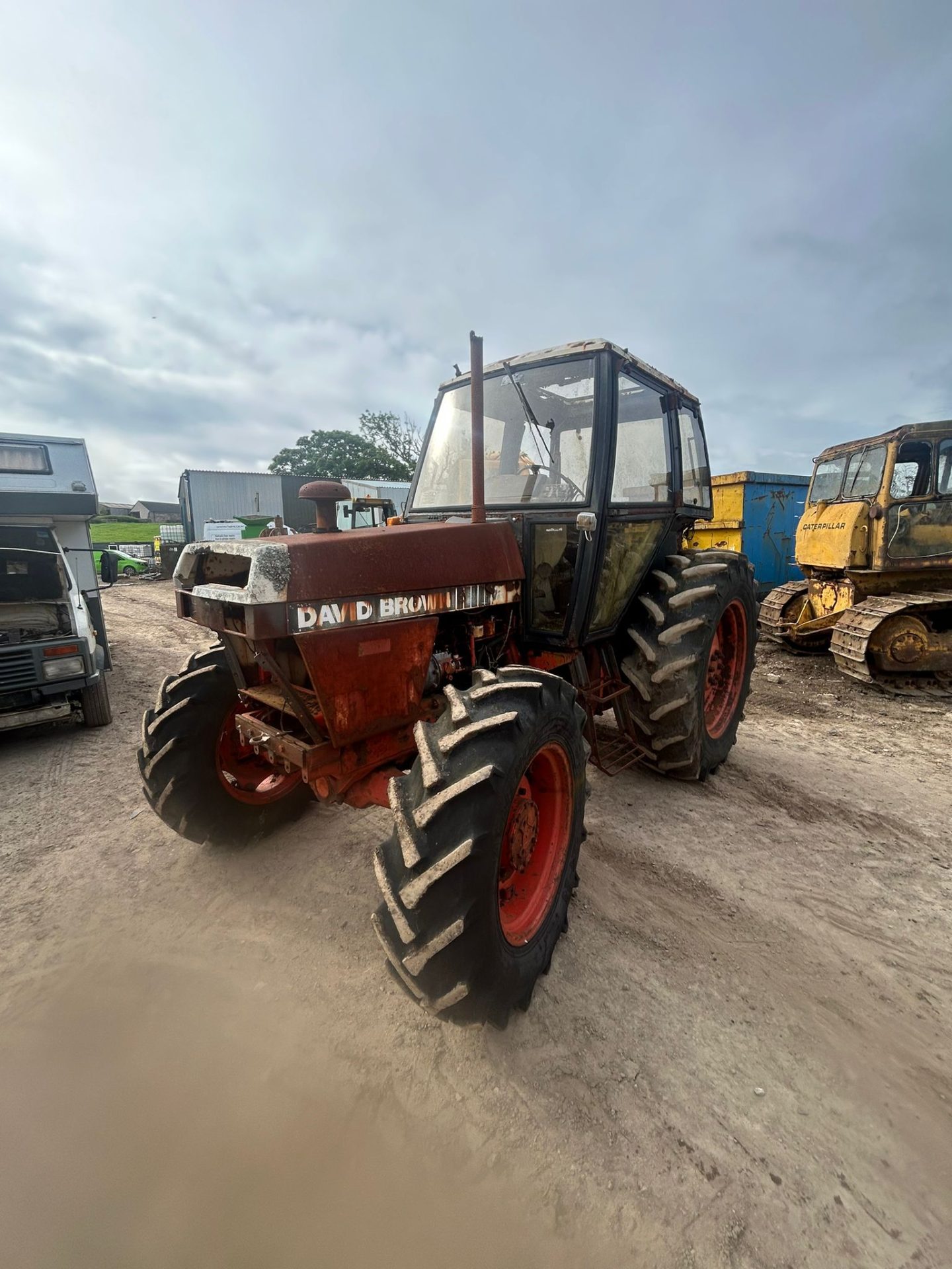 DAVID BROWN 1490 4WD TRACTOR – SPARES OR REPAIRS