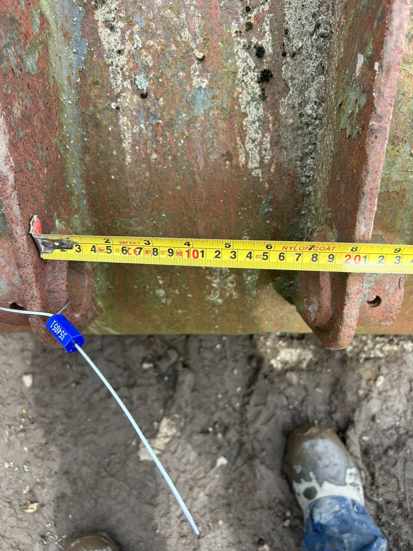 EXCAVATOR DIGGING BUCKET 50MM PINS 880MM / 35" HEAVY DUTY BUCKET – TAG 354051 - Image 8
