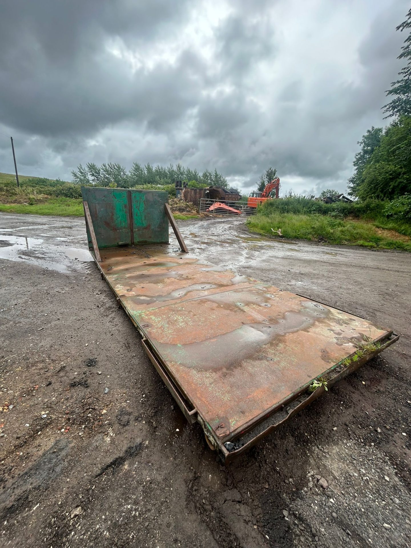 HOOKLIFT FLATBED BODY 21FT X 8FT HEAVY DUTY STEEL PLATFORM LORRIE WAGON TRUCK LORRY - Image 4