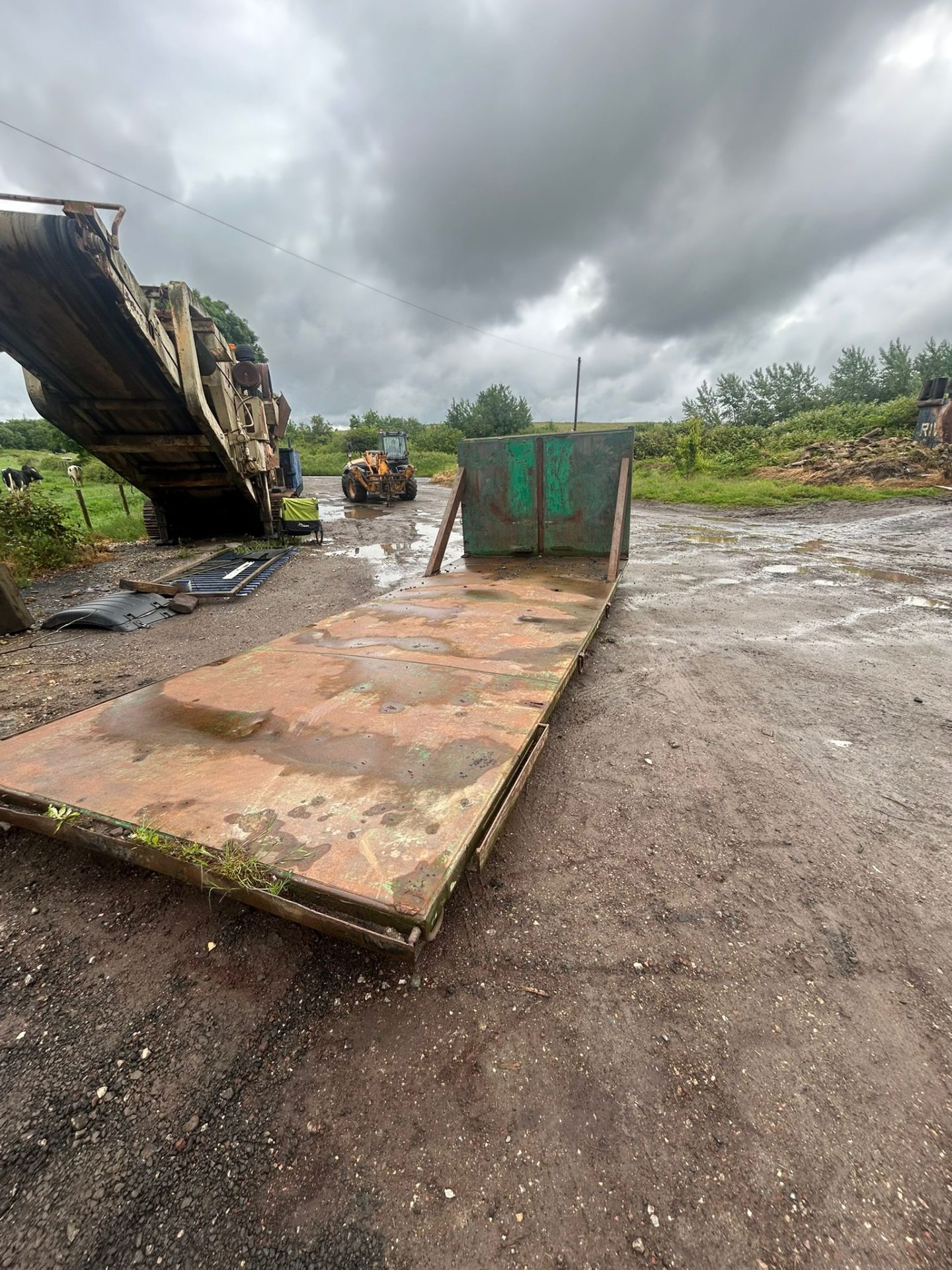 HOOKLIFT FLATBED BODY 21FT X 8FT HEAVY DUTY STEEL PLATFORM LORRIE WAGON TRUCK LORRY