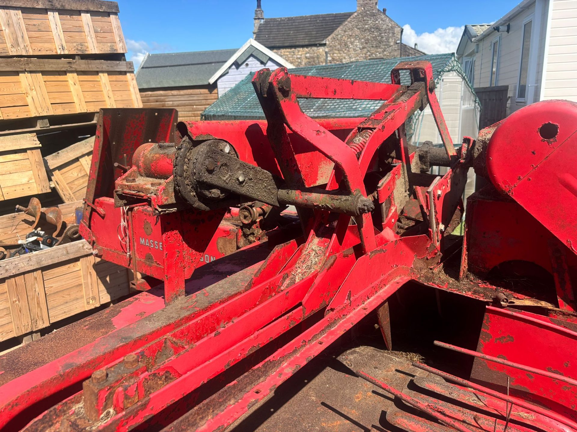 MASSEY FERGUSON 703 SMALL SQUARE BALER CONVENTIONAL HAY STRAW PTO FARM TRACTOR BALER - Image 10