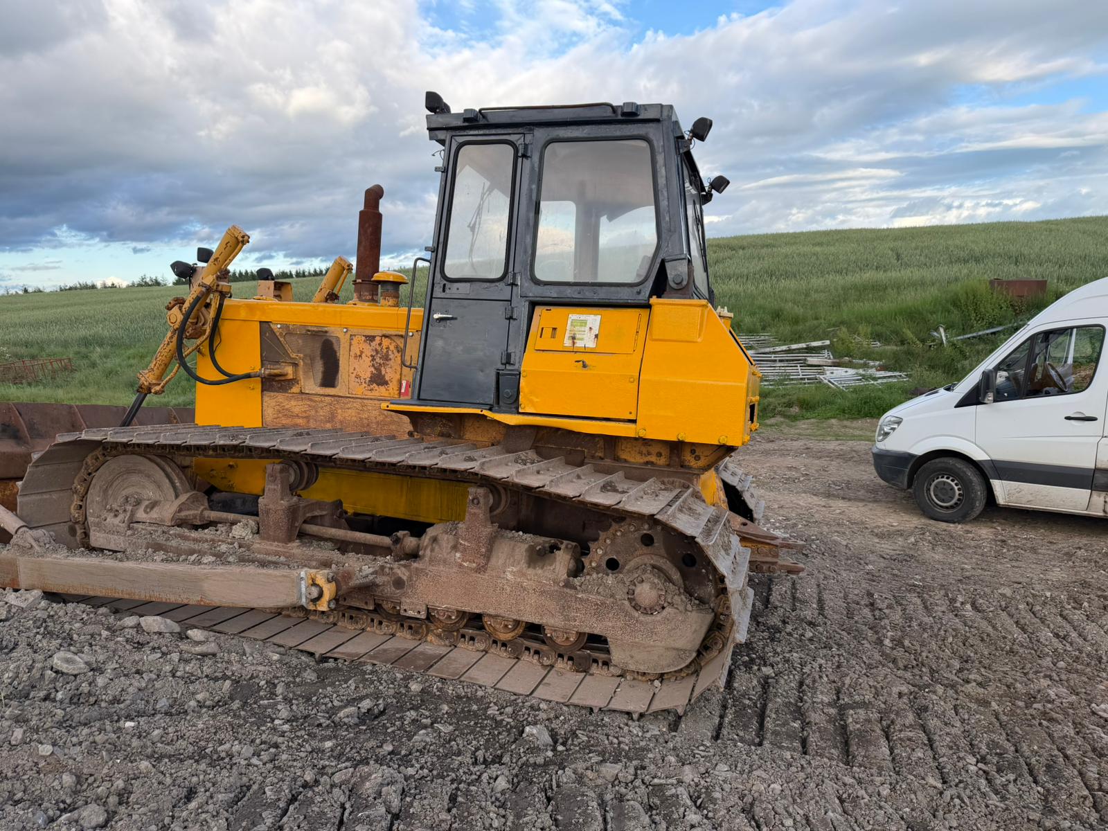 1987 KOMATSU D53P BULLDOZER TRACKED DOZER CRAWLER TRACTOR FULL ENGINE REBUILD - Image 9