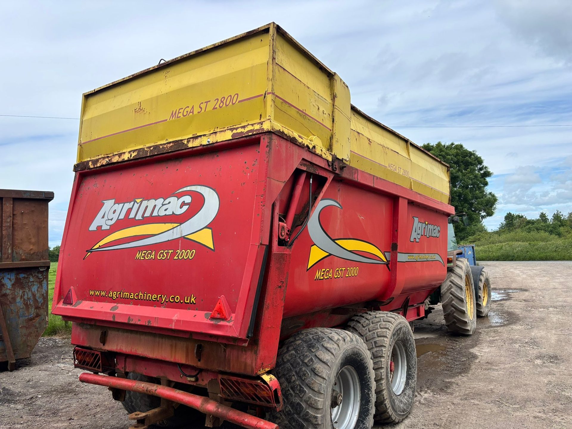 AGRIMAC MEGA GST 2000 GRAIN SILAGE TRAILER 18FT MAIZE TRAILER BULK TIPPING FARM SILO TRACTOR - Image 2