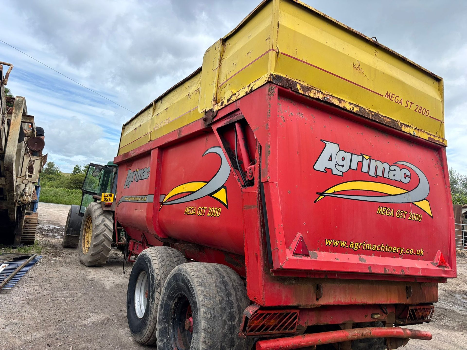 AGRIMAC MEGA GST 2000 GRAIN SILAGE TRAILER 18FT MAIZE TRAILER BULK TIPPING FARM SILO TRACTOR - Image 4