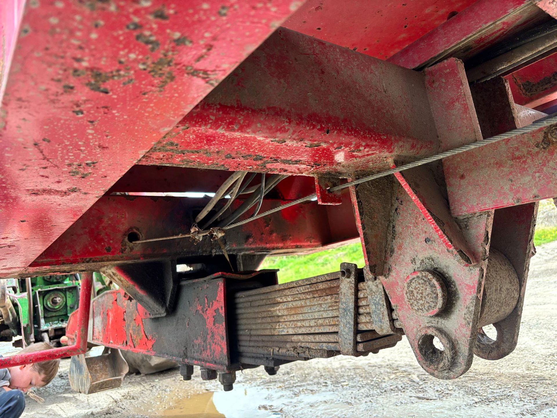AGRIMAC MEGA GST 2000 GRAIN SILAGE TRAILER 18FT MAIZE TRAILER BULK TIPPING FARM SILO TRACTOR - Image 9