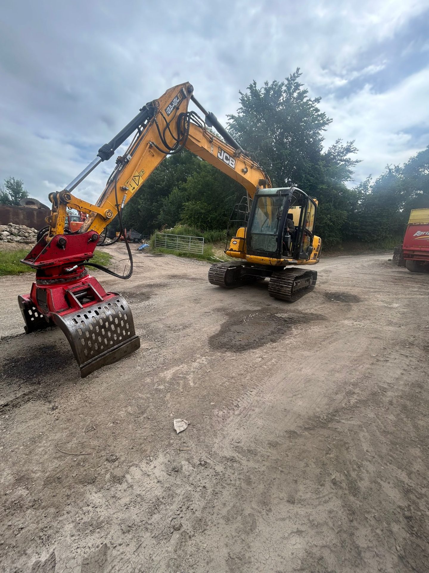 2019 JCB JS145HR MATERIAL HANDLER EXCAVATOR HIGH RISE CAB ROTATING SELECTA SELECTOR GRAB GRAPPLE - Image 19