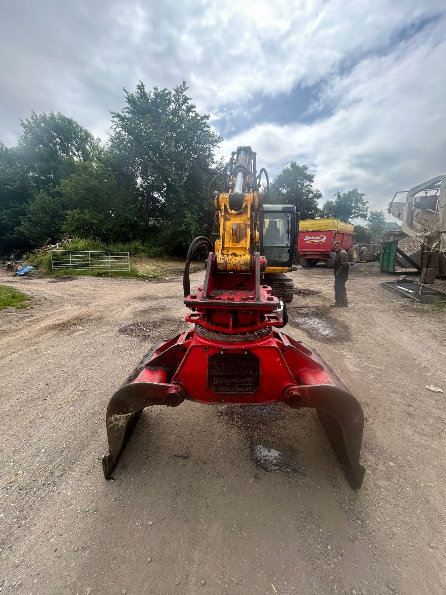 2019 JCB JS145HR MATERIAL HANDLER EXCAVATOR HIGH RISE CAB ROTATING SELECTA SELECTOR GRAB GRAPPLE - Image 23