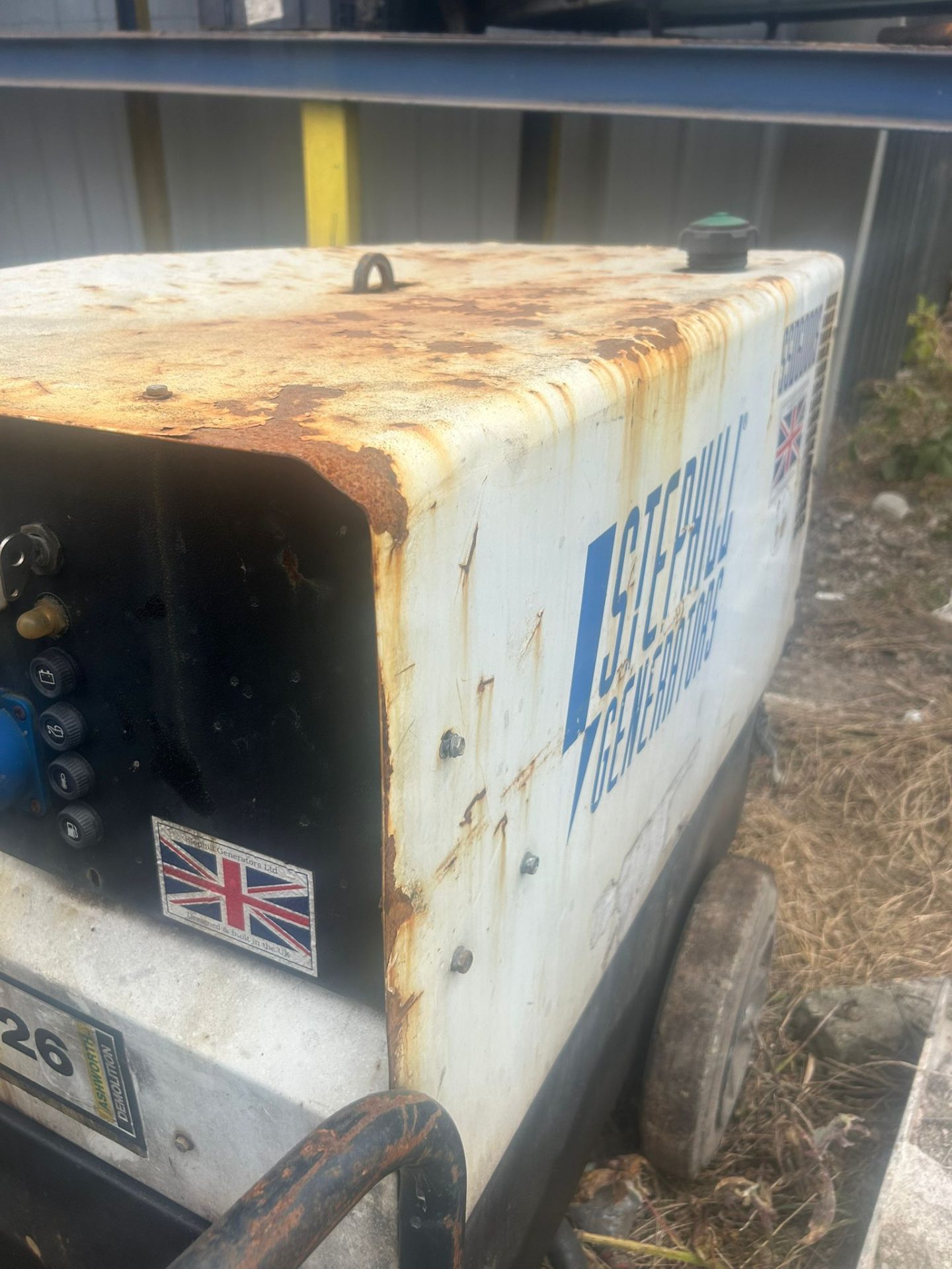 STEPHILL SSD6000S DIESEL GENERATOR 110V / 230V ELECTRIC START SITE GENERATOR SPARES OR REPAIRS - Image 4