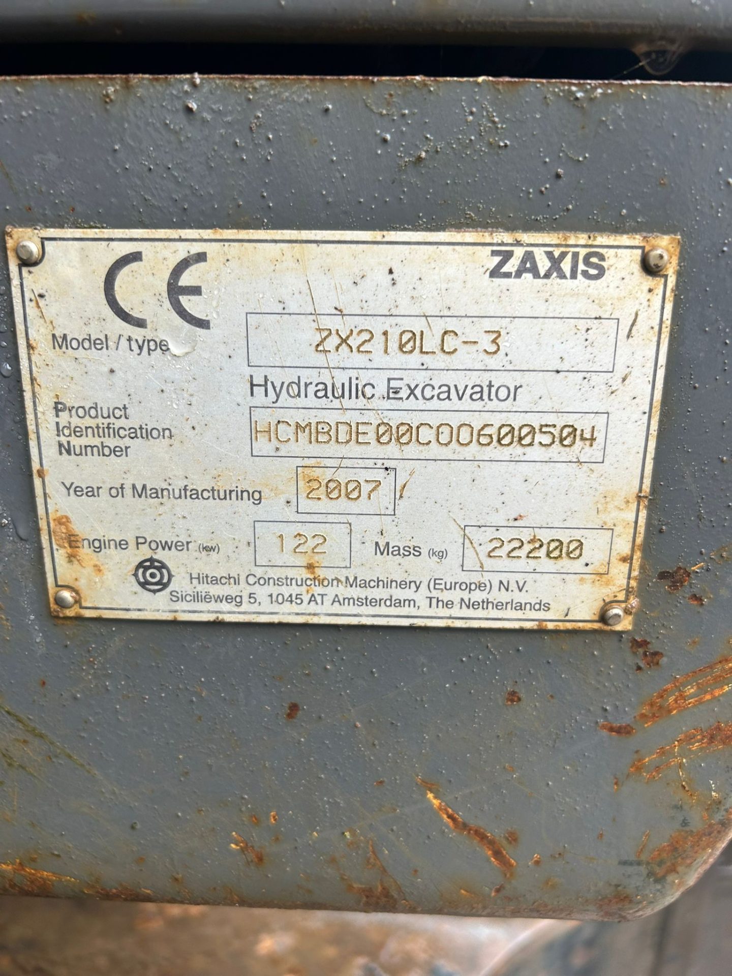 2007 HITACHI ZAXIS ZX210LC-3 22T TRACKED EXCAVATOR DIGGER QUICK HITCH SHEAR PIPEWORK - Image 19