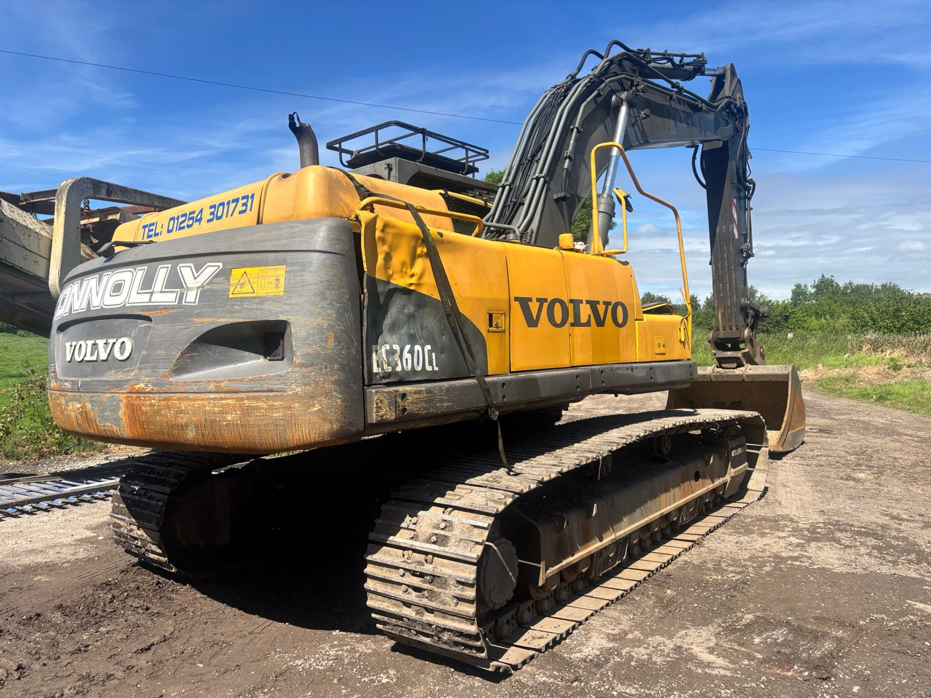 2008 VOLVO EC360CL 36 TON TRACKED EXCAVATOR DEMOLITION DIGGER CRAWLER SHEAR - Image 3