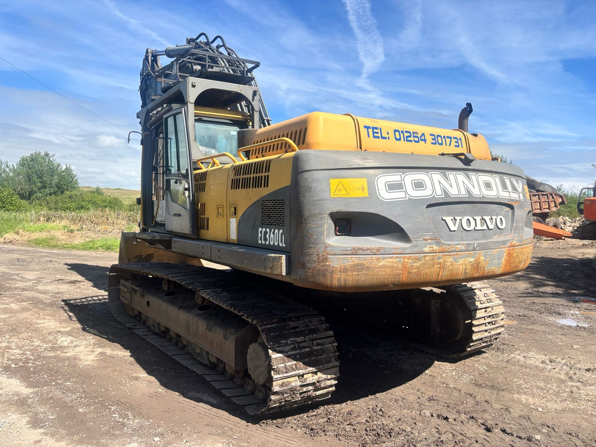 2008 VOLVO EC360CL 36 TON TRACKED EXCAVATOR DEMOLITION DIGGER CRAWLER SHEAR - Image 4