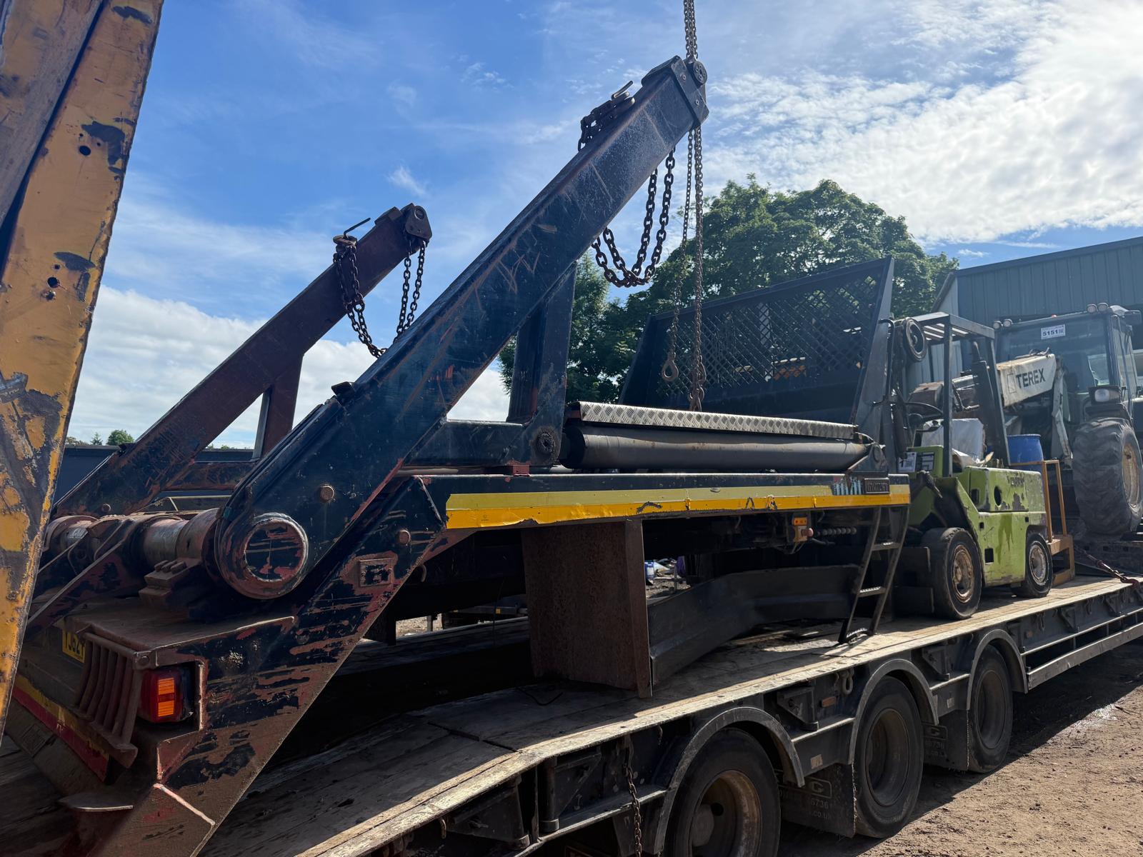 2012 HYVA TELESCOPIC ARMS SKIP LOADER BODY ROLL ON OFF HOOK LIFT TRUCK WAGON LORRY RO RO UNIT