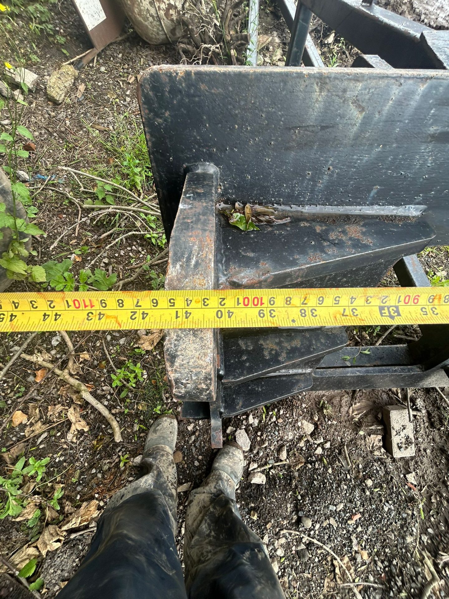 HEAVY DUTY EXTENSION CRANE JIB TELEHANDLER LIFTING JIB JCB Q-FIT BRACKETS - Image 5