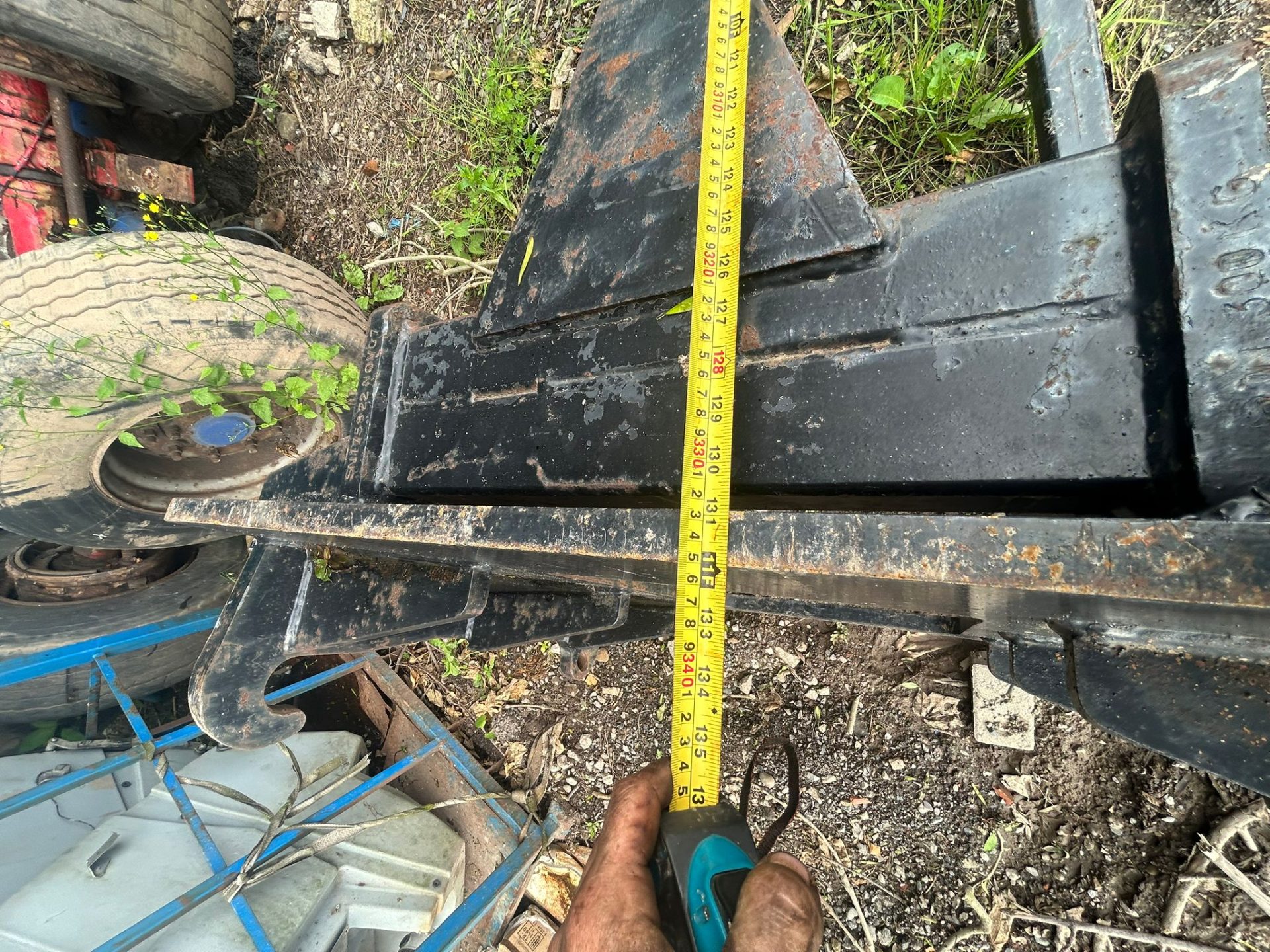 HEAVY DUTY EXTENSION CRANE JIB TELEHANDLER LIFTING JIB JCB Q-FIT BRACKETS - Image 6