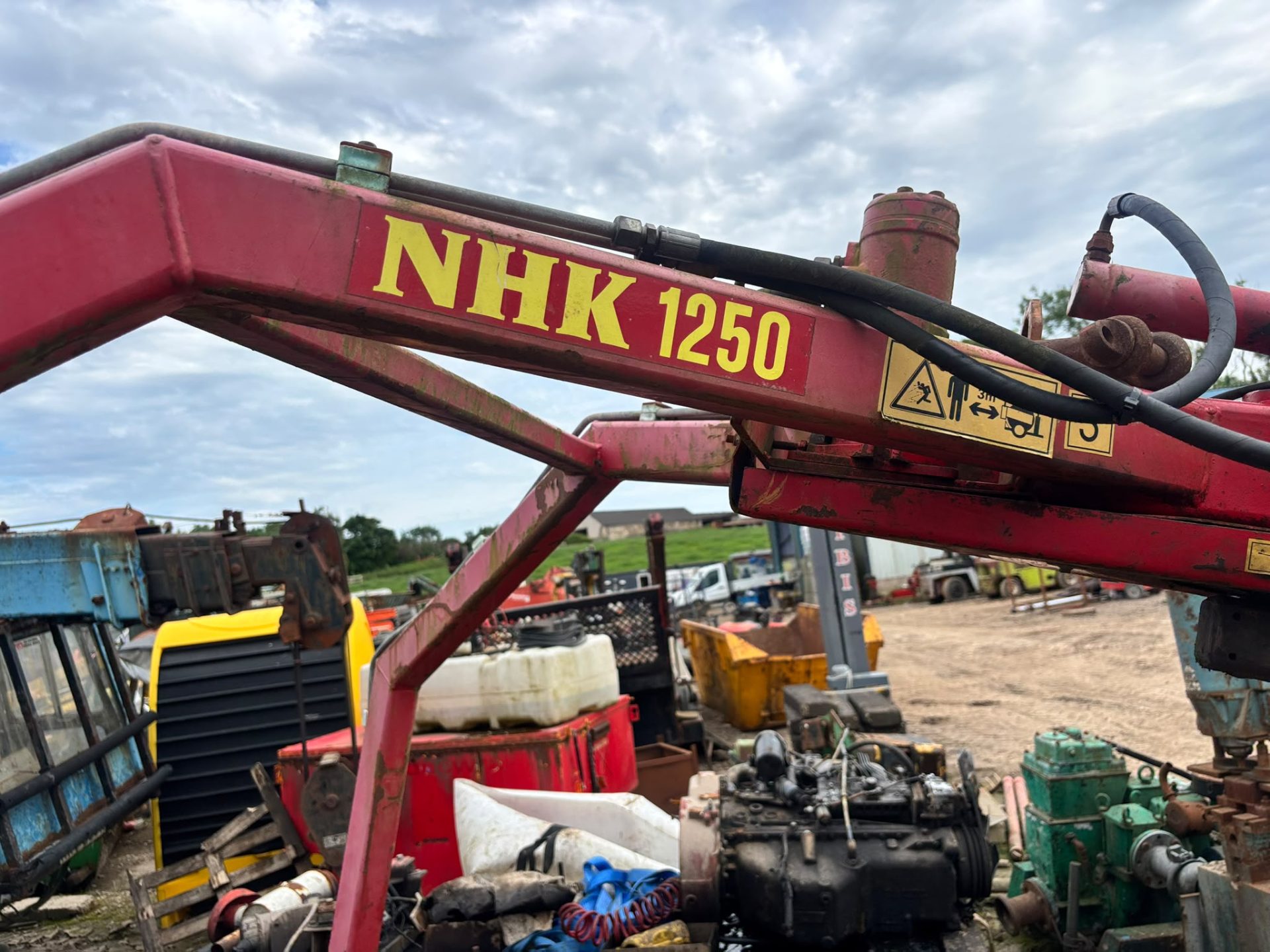 NHK 1250 OPICO BALE WRAPPER BALE WRAP WRAPPING MACHINE TELEHANDLER MOUNTED